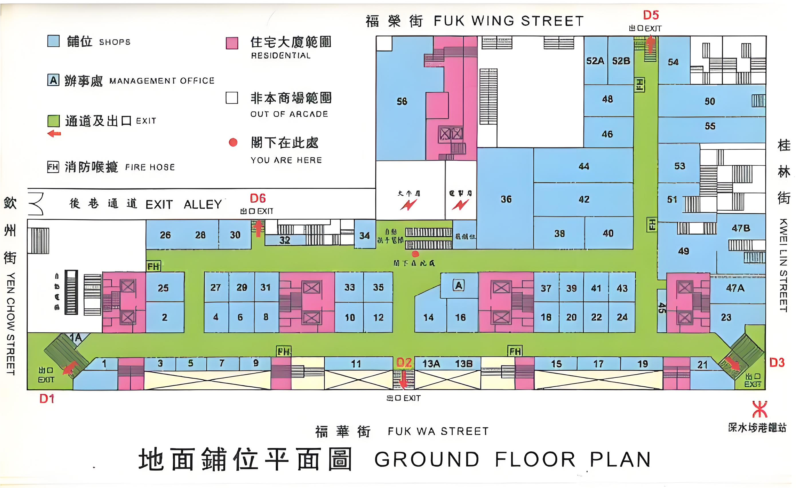 G Floor Map